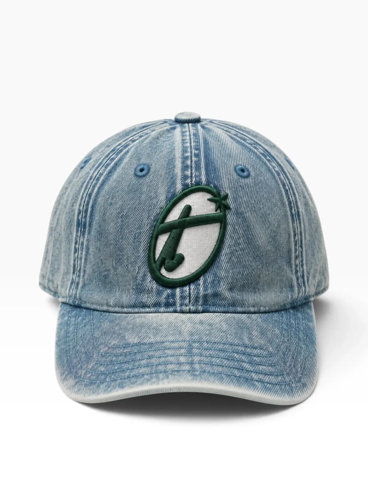 Denim Monogram Cap
